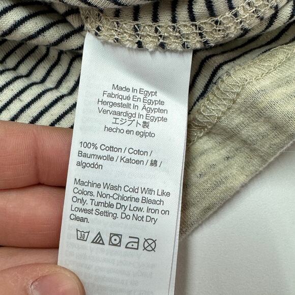 J. Crew Sweater Mens Medium Heathered Cream Grey Double Knit Half Zip Pullover - Picture 5 of 9